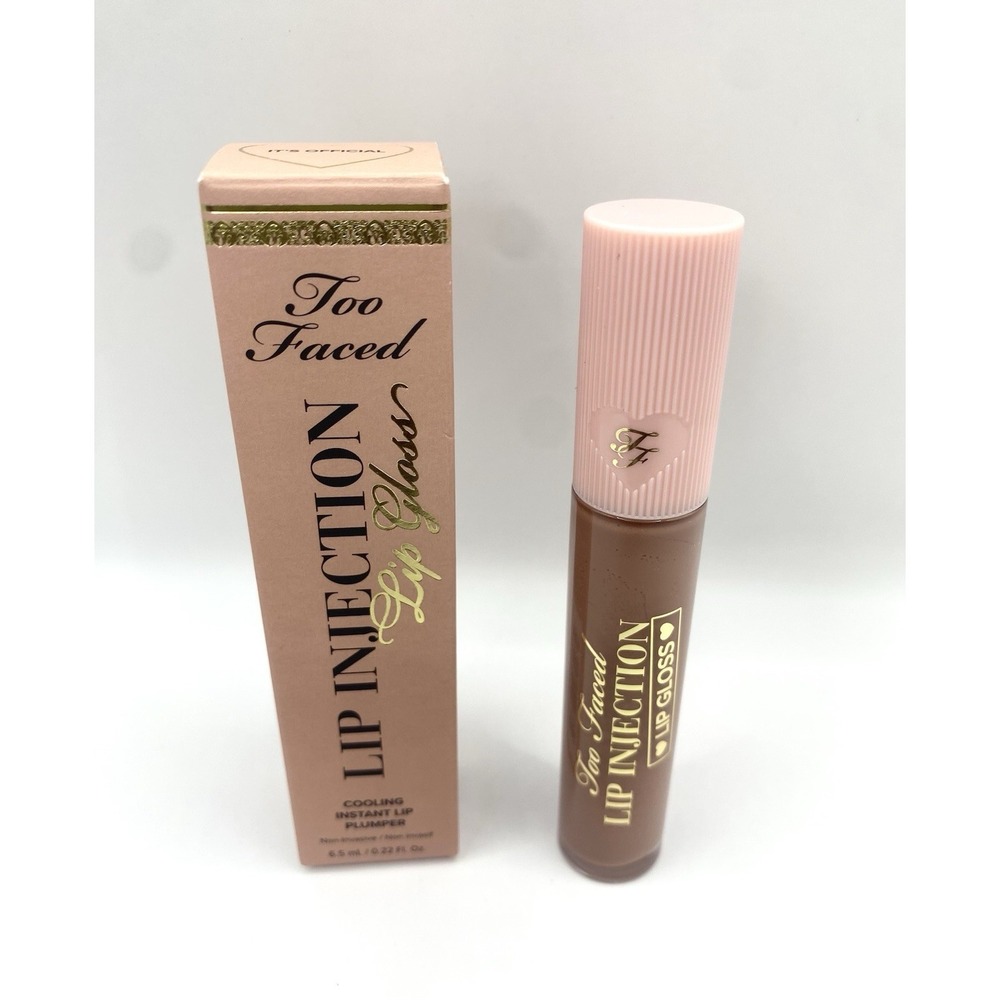 Too Faced Lip Injection It's Official Cooling Instant Lip Plumper Lip Gloss New